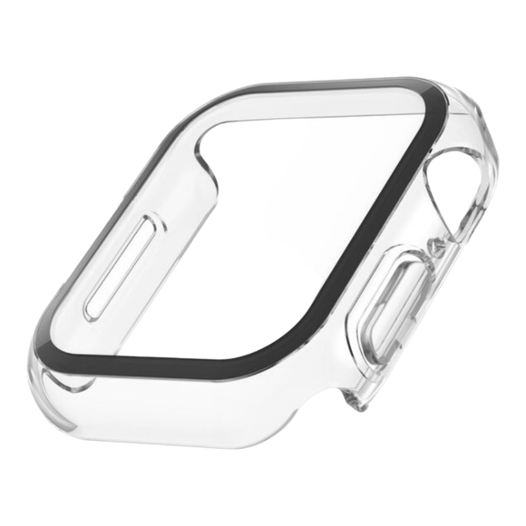 TemperedCurve 2-in-1 Treated Screen Protector + Bumper for Apple Watch Series 8 - Picture 9 of 10